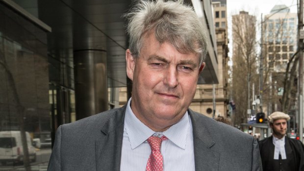 Nicholas Sampson, now principal of Cranbrook School in Sydney, leaves the Royal Commission into Institutional Responses to Child Sexual Abuse.