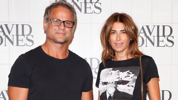 Jon Stevens and Jodhi Meares at the David Jones Autumn/Winter 2015 collection launch last week.