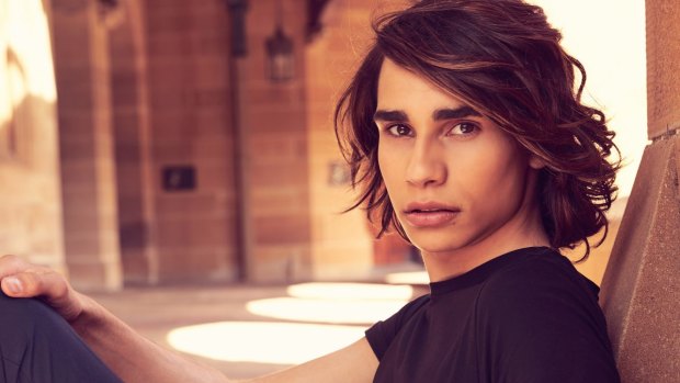 Singing his heart out: Isaiah Firebrace.