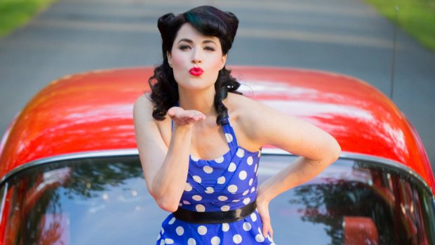 Looks from the 1930s to the 1950s will be explored at a vintage styling workshop in Canberra in March. Model: Ashlea Perry. Hair: Brooke Varova, Rockabilly Boutique for Hair. Make-up: Kirsten Hall.