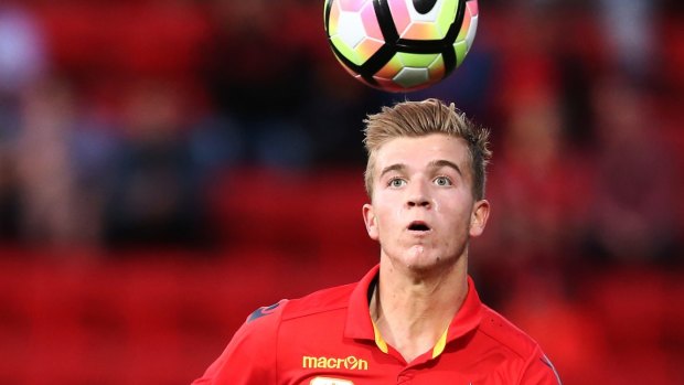 Call up: Riley McGree of Adelaide United.