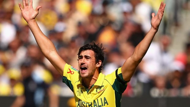 Mitchell Starc is one of three Aussies named in the side.