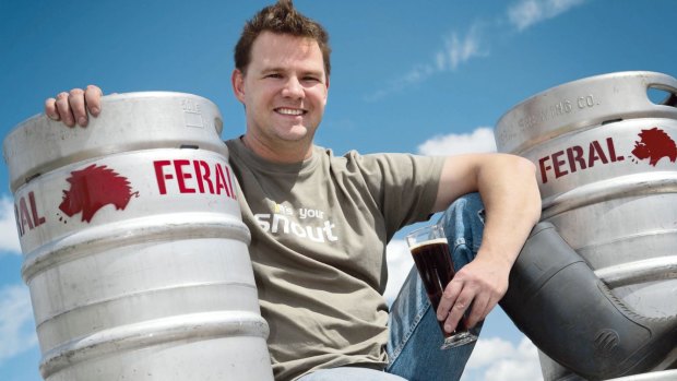 Brendan Varis of the Feral Brewing Company in Western Australia. 