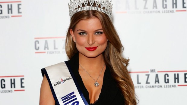 Miss Great Britain Zara Holland has been dethroned for disrobing on TV.