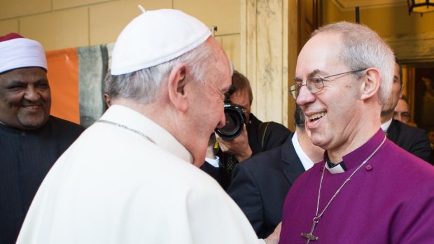 Pope Francis, and Justin Welby, Archbishop of Canterbury, have  both called for action on climate change.