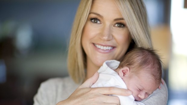 Leila McKinnon with baby Gwendolen will remain as a full-time reporter working in the Channel None Sydney newsroom.

