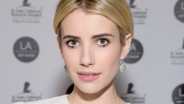 Emma Roberts has been a big fan of adopting the Twiggy technique.