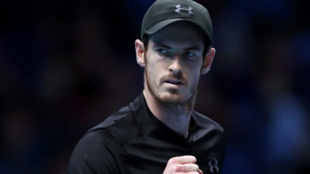 Top of the world: Andy Murray.