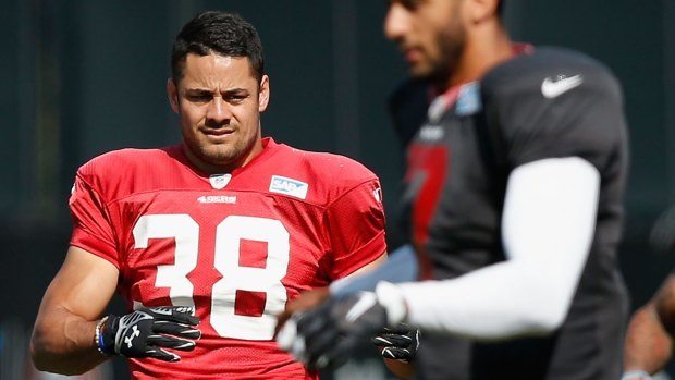 Fans are already rushing to buy playing shirts displaying Jarryd Hayne's number, 38.