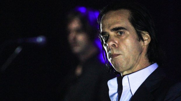 Nick Cave and the Bad Seeds were off the Riverstage at 10pm sharp.
