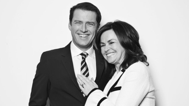 Karl Stefanovic and co-host Wilkinson in 2011.