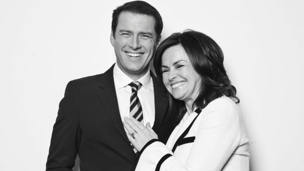 Karl Stefanovic and his Today co-host Lisa Wilkinson in 2011.