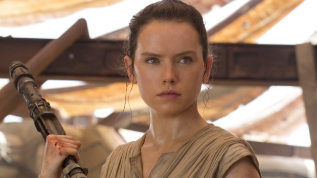 Daisy Ridley debuted as Rey in <i>Star Wars: the Force Awakens</i>. 
