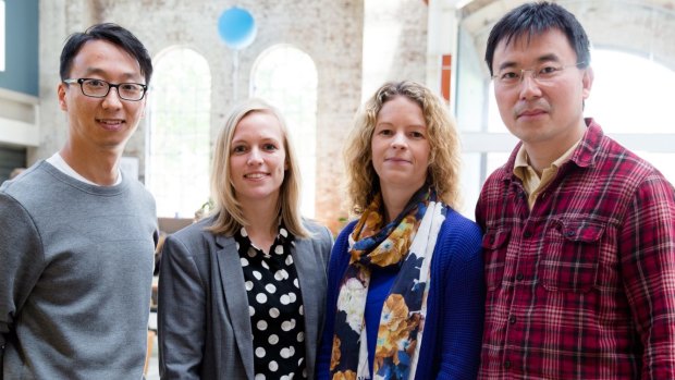 University of Technology, Sydney, Nos.E team (from left): Wentian Zhang, Maiken Ueland, Shari Forbes and Steven Su.