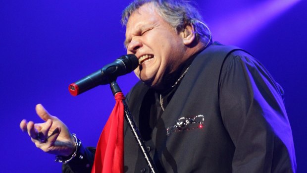 Meat Loaf performing at the Wollongong Entertainment Centre in October 2011.