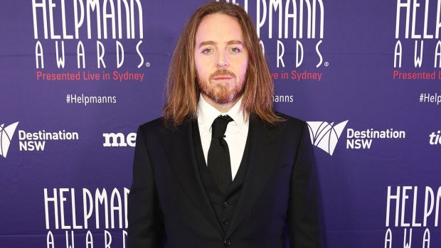 Tim Minchin arrives at the 16th Annual Helpmann Awards in Sydney last month.