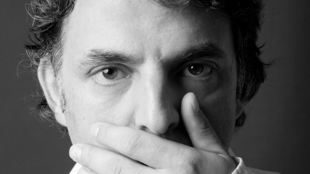 Author Etgar Keret says his thoughts are like children running around and bumping into each other: "Whoops!"