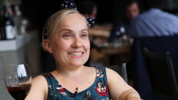 Kiruna Stamell, actor and disability advocate, at Pure South restaurant in Southbank.