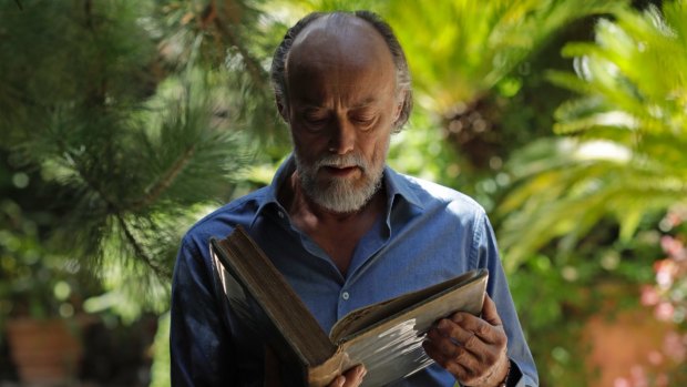 Bill Henson self-portrait, inspired by a Cicero quote: "If you have a garden and a library you will want for nothing."