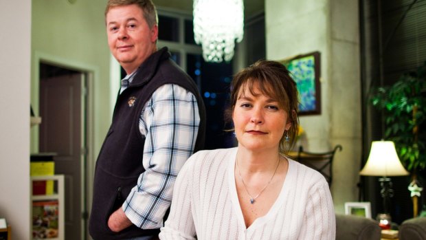 'He saved my life,' said Sue Palmer of her husband Tim.