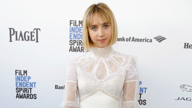 Actress Zoe Kazan says sexual harassment is rampant on Hollywood film sets.