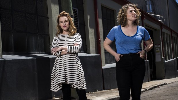 Playwright Kate Mulvany (left) and director Anne-Louise Sarks have developed real trust in each other.