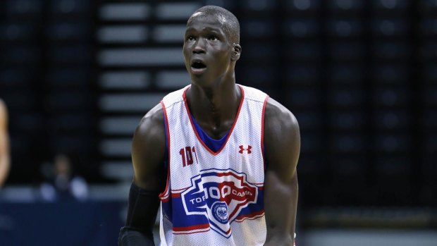 Australian teenager Thon Maker is set to enter the NBA draft.