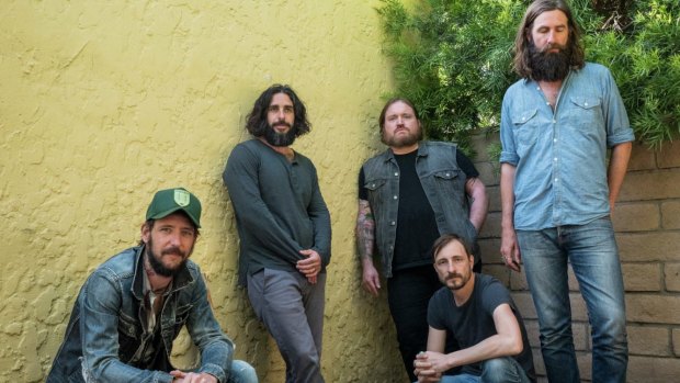 Southern rock band Band of Horses (with Ben Bridwell far left) try to deliver a blend of contrasts in their music.