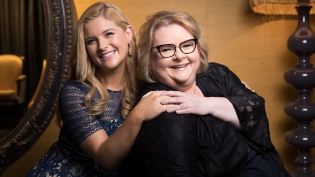 Magda Szubanski (right) and Lucy Durack have a complicated mother-daughter relationship in Sisters.