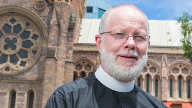 St John's Anglican Cathedral dean Dr Peter Catt will address a rally on Saturday. 