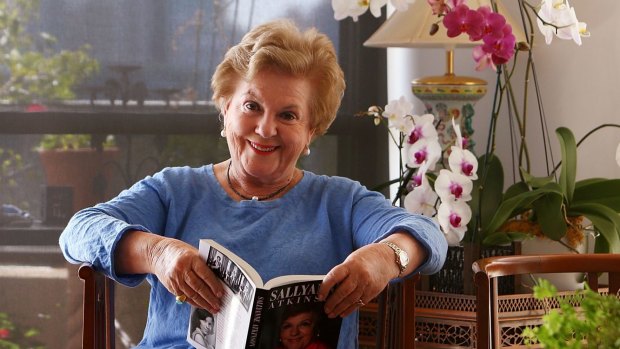 Former Brisbane lord mayor Sallyanne Atkinson at home with her memoir.