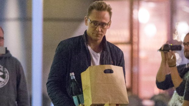Taylor Swift sent Tom Hiddleston for provisions on the Gold Coast on Sunday evening.