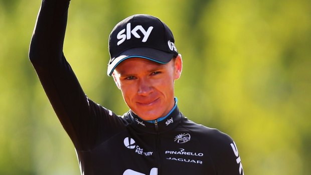 Strong start: Chris Froome helped Team Sky teammate Peter Kennaugh to a stage-one win. 