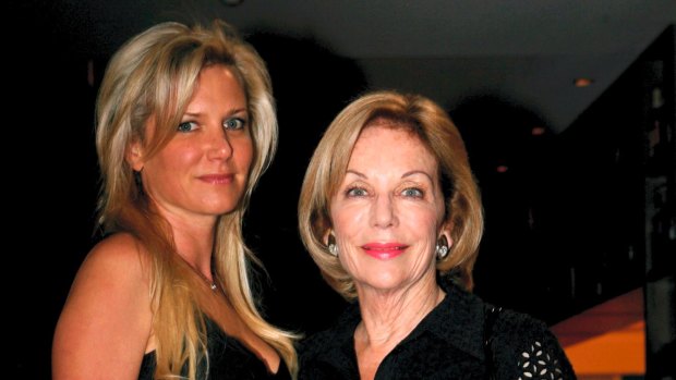 Lizzie Buttrose with her aunt, Ita Buttrose, in 2010.