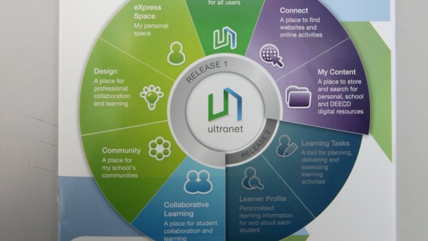 The Ultranet schools IT project was dumped by the Coalition government last year.