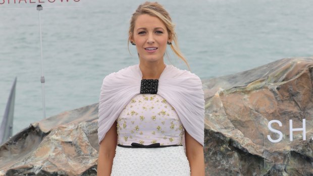 Actress Blake Lively stars in the next big scary shark movie, The Shallows.