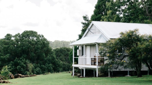 With grandparents just up the hill, this family farm in the Byron Bay hinterland is an idyllic home for Edward Rawlings and Jeanie Wylie and their young children. 
