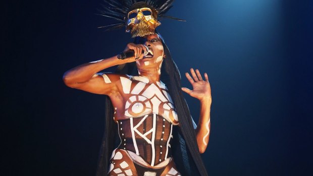 She may have been jetlagged, but in the end, Grace Jones reigned over Carriageworks. 