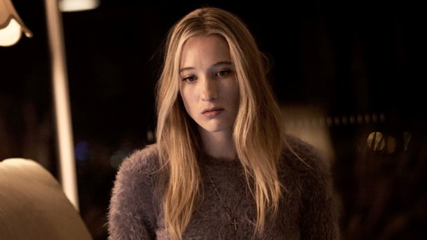 Sophie Lowe is Zoe, the damaged, and damaging, young wife of Blake Farron.