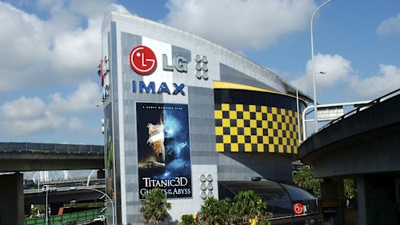The IMAX cinema at Darling Harbour is about to be demolished.