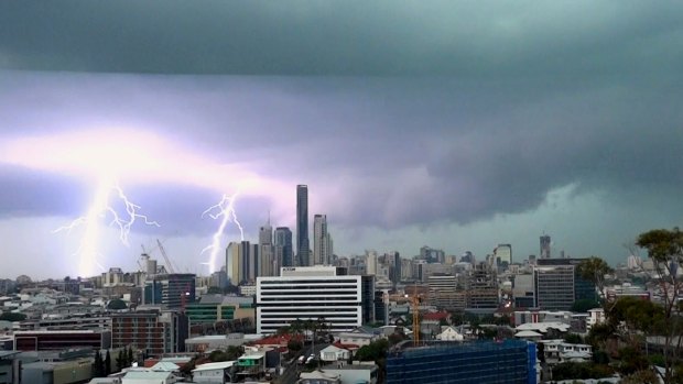 Another round of storms are expected to hit Brisbane on Thursday afternoon.
