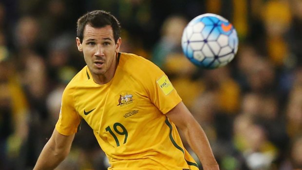 Socceroo Ryan McGowan, whose father has been found guilty of murder.