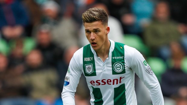 Bolter: 20-year-old Ajdin Hrustic of Groningen  could find himself in a Socceroos jersey.