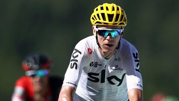 Chris Froome has taken the yellow jersey for Sky.