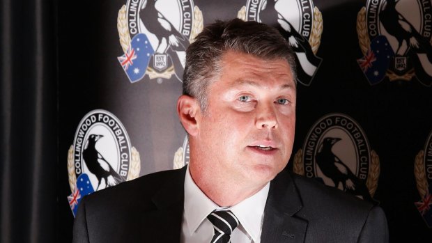 Collingwood boss Gary Pert said a replacement for the suspended Allan would be made well before Christmas.