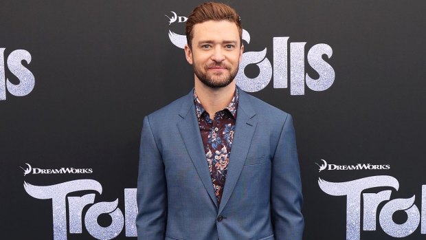 Justin Timberlake at the Australian premiere of his new film, the Dreamworks animation, Trolls.