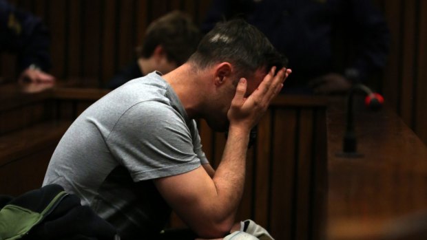 Oscar Pistorius in court.