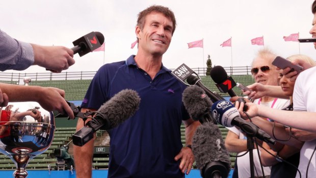 Sense of perspective: Pat Cash says Nick Kyrgios deserves respect for speaking his mind.