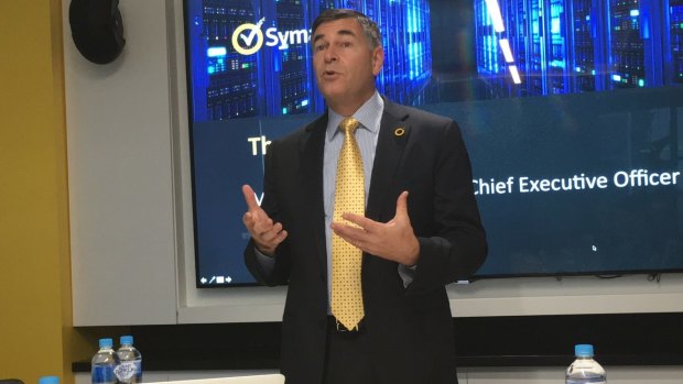 Symantec president and chief executive officer Michael Brown.