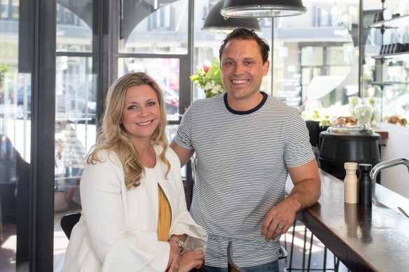 Lucy and Jono Bowman, new owners of Jackie's in Paddington.